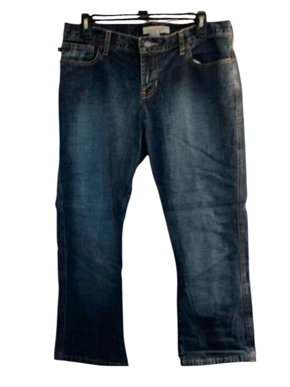 Abercrombie & Fitch Vintage Dark Wash Cropped Denim, Size 6